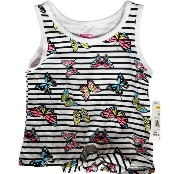 Baby Girl Butterfly Tank Top Size 18 Months Swiggles Tank Top NEW - Picture 1 of 5